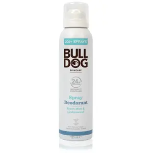 Bulldog, Déodorant, Skincare for Men Déodorant spray à la menthe fraîche et au bois de cèdre (Spray, 125 ml) pas cher