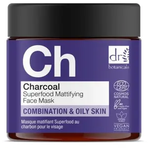 Charcoal Superfood Mattifying Face Mask 60ml pas cher