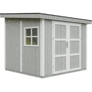 Timbela M938-TUNDRA GREY - LP SmartSide Tuinhuis op houtbasis - 5,9 m²... pas cher