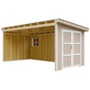 Timbela M940B-TERRA BROWN - LP SmartSide Tuinhuis op houtbasis - 11,47... pas cher