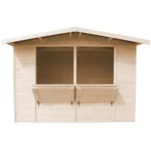 Kiosque en bois TIMBELA - M150 - H232 x 336 x 263 cm - Pin/épicéa - Co... pas cher