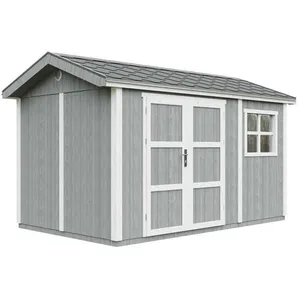 Abri de Jardin Qualité Premium 8,68 m² - Timbela M914A-cavern steel - ... pas cher