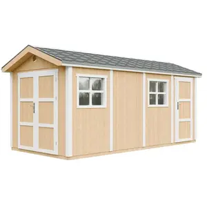 Abri de Jardin Qualité Premium 1147 m² - Timbela M915C-harvest honey - Construction de Panneaux LP Smartside