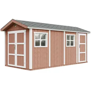 Abri de Jardin Qualité Premium 1147 m² - Timbela M915C-redwood red - C... pas cher