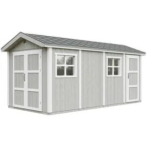 Abri de Jardin Qualité Premium 1147 m² - Timbela M915C-tundra grey - Construction de Panneaux LP Smartside