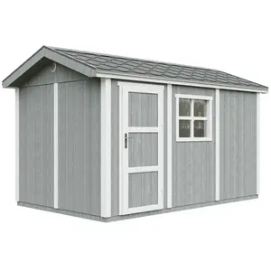 Timbela M914-CAVERN STEEL - LP SmartSide Tuinhuis op houtbasis - 8,68 ...
