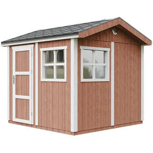 Abri de Jardin Qualité Premium 5,9 m² - Timbela M913-redwood red - Con... pas cher