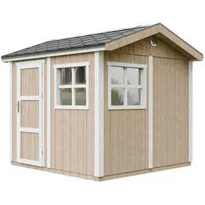 Timbela M913-TERRA BROWN - LP SmartSide Tuinhuis op houtbasis - 5,9 m²... pas cher