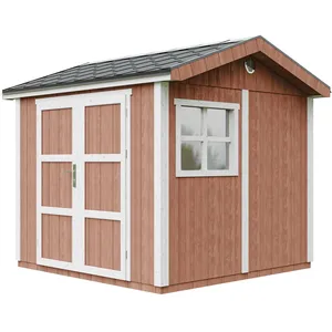 Abri de Jardin Qualité Premium 59 m² - Timbela M913A-redwood red - Con... pas cher