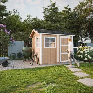 Abri de Jardin Qualité Premium 5,9 m² - Timbela M913 - Construction ... pas cher