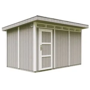 Abri de jardin à base de bois en panneaux lp SmartSide 9 m² - extérieures L412xL279xH237 cm Timbela M904- Couleur de peinture tundra grey pas cher
