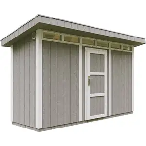 TIMBELA Abri de jardin à base de bois en panneaux LP SmartSide 4 m² - extérieu... pas cher