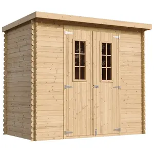 Abri de jardin en bois - Stockage extérieur l239xL142xH200cm/2.63 m2 - TIMBELA M310 C