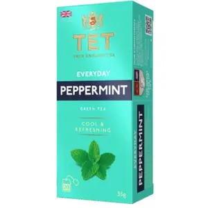 Groene thee True English Tea Everyday Peppermint, 20 st. pas cher