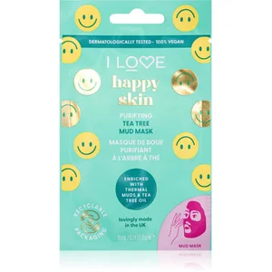 I Love This Sound, Masque pour le visage, I Love Happy Skin Masque en feuille purifiant pour le visage - 10 Ml (10 ml)