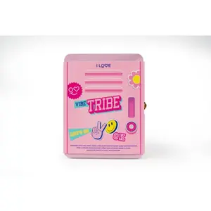 I LOVE Vibe Tribe Giftset Body Mist 40 ml, Handcrème 30 ml, Lip Balm, Magneten & Sticky Notes pas cher