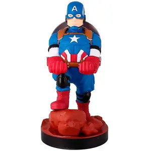 Cableguys Figurine Captain America - Support & Chargeur pour Manette et Smartphone - Exquisite Gaming