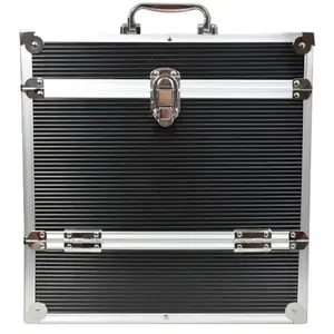 LP Koffer Vinyl Koffer   zwart pas cher