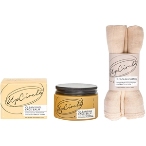 UpCircle Baume nettoyant visage à l'abricot 50 ml   Nettoyant 100% naturel pour enlever le maquillage + points noirs transparents   Végétalien + sans cruauté envers les animaux pas cher