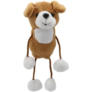 The Puppet Company vingerpop hond - speelpoppetje voor kinderen. pas cher