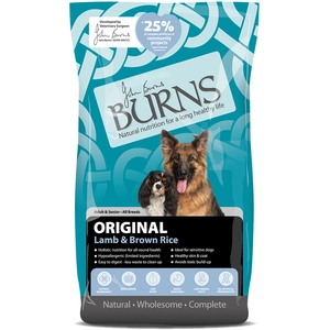 12kg Burns Original agneau, riz brun - Croquettes pour chien pas cher