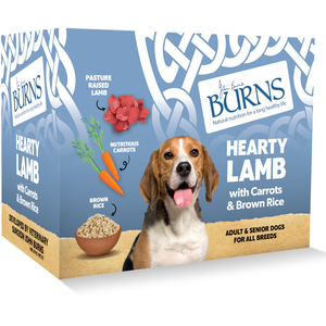 6x395g Burns agneau, légumes et riz brun nourriture humide pour chien pas cher