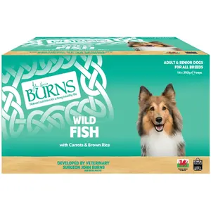 Burns 16 x 395 g pour chien - poisson pas cher