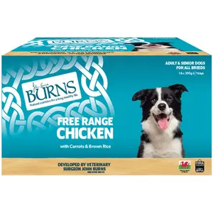 Burns 16 x 395 g pour chien - poulet pas cher