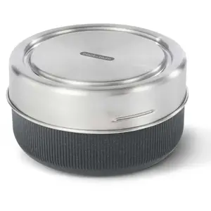 Black+blum Black and Blum - Lunch bol en verre et silicone - Gris -