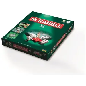 Megableu Scrabble XL - Bordspellen - Gezelschapsspel voor Familie - Extra grote letters en met Tilelock-systeem