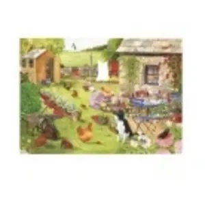 House of Puzzles Grandma's Garden - BIG 500 Piece Jigsaw Puzzle.
