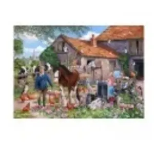 HOP - House of Puzzles Pièces XXL - Ferme MacDonalds Of-Puzzles-HP0614 pas cher