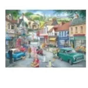 House of Puzzles No.23 - At The Shops - 1000 Piece Jigsaw Puzzle.