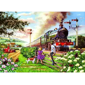 House of Puzzles Railway Children - BIG 500 Piece Jigsaw Puzzle.