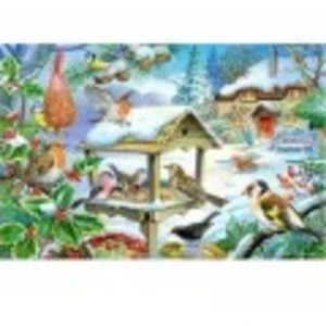 House of Puzzles Feed The Birds - BIG 250 Piece Jigsaw Puzzle.