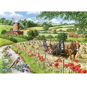 House of Puzzles Windmill Lane - BIG 500 Piece Jigsaw Puzzle.
