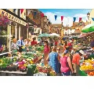 HOP - House of Puzzles Street Market of-Puzzles-HP0761 pas cher