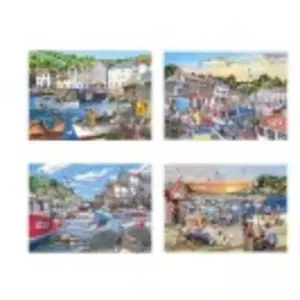 HOP - House of Puzzles 4 Puzzles - Jours au Port Of-Puzzles-HP0768 pas cher