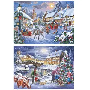 HOP - House of Puzzles 2 Puzzles - Pièces XXL - Christmas Is Coming of-Puzzles-HP0720 pas cher