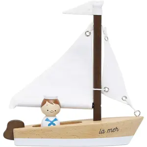 Le Toy Van LTV - Wooden Sailing Boat & Captain FSC 100%.Vendu pargalaxus