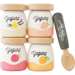 Le Toy Van LTV - Yoghurt Play Food Pack - 5 Piece FSC 100%. pas cher