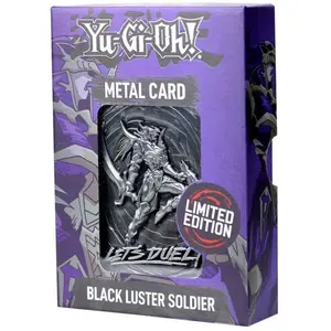Yu-Gi-Oh! Yu-Gi-Oh ! - Réplique Card Black Luster Soldier Limited Edition pas cher