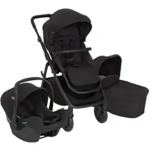 Graco Poussette Trio Near2me Dlx + Siège Auto Snuglite + Nacelle Midnight