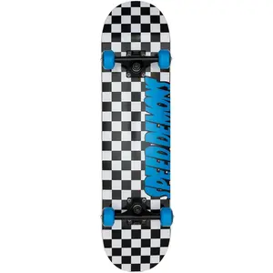Speed Mixte - Demons Skateboard Bleu Checkers 7,75" pas cher