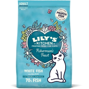 Lily's Kitchen Adult poisson blanc, saumon pour chat pas cher