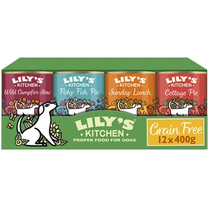 12x400g Menus sans céréales Lily s Kitchen 400 g pour chien pas cher