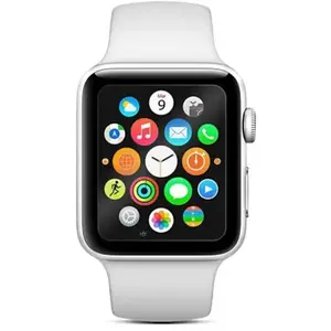 Qdos OPTIGUARD Verre TREMPE Bord Noir pour Apple Watch 3/2/1 (42MM) pas cher