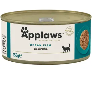 Lot Applaws 24 x 156 g pour chat - poisson de mer pas cher