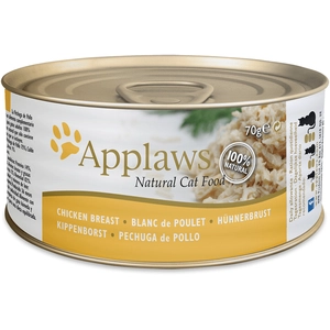 Comparateur de prix : Lot Applaws 24 x 70 g pour chat - filet de poulet