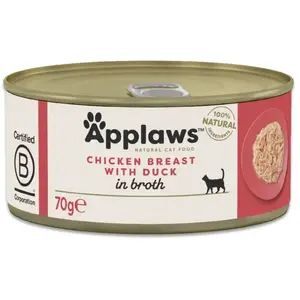 Lot Applaws 24 x 156 g pour chat - poulet, canard pas cher